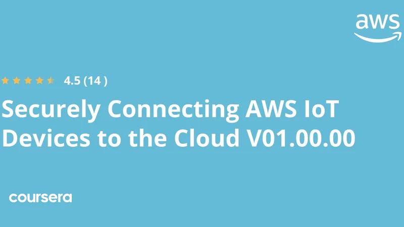 AWS Securely Connecting AWS IoT Devices to the Cloud