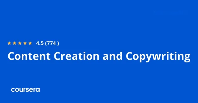 Content Creation and Copywriting Specialization
