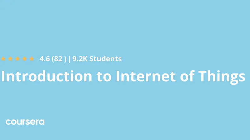 Introduction to Internet of Things