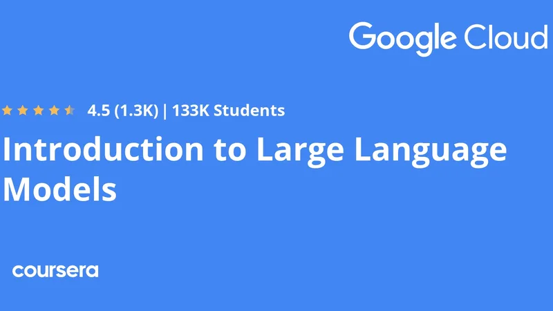 Introduction to Large Language Models