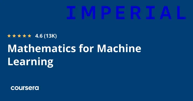 Mathematics for Machine Learning Specialization