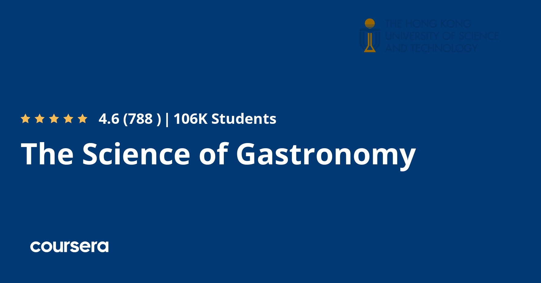The Science of Gastronomy