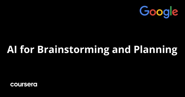 AI for Brainstorming and Planning