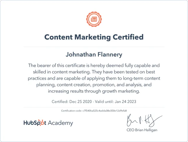 HubSpot AI Marketing Certification thumbnail