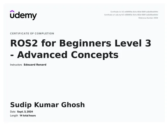 ROS 2 for Beginners Level 3 - Advanced Concepts